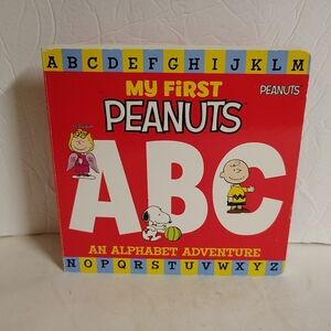 My First Peanuts Board Book ABC 2015 Charles Schulz 8"